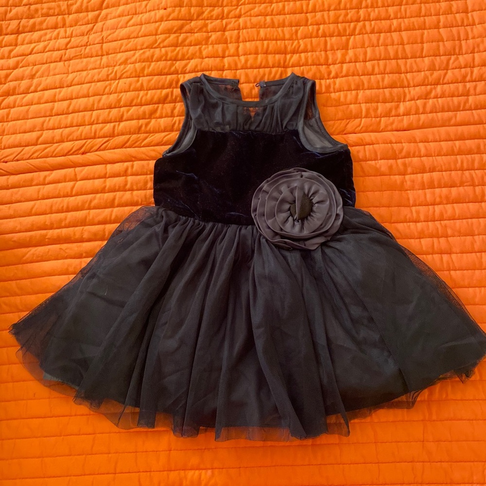 Navy girls party formal dress Pippa & Julie 2Tgirl